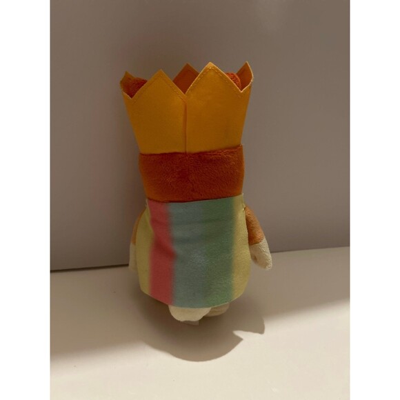 Bluey Queen Bingo 8” Plush Crown Cape Disney Junior Toy Stuffed Animal Cute - Picture 3 of 5